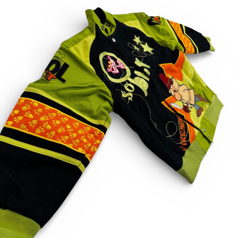 PINK Panther - Green and Black Cartoon Jacket
